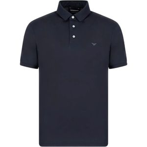 Emporio Armani, Heren, Tops, Blauw, Maat: XL Jersey,