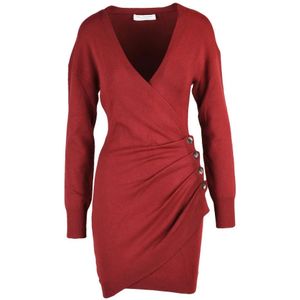 Philosophy di Lorenzo Serafini, Dames, Jurken, Rood, Maat: XS Wol,
