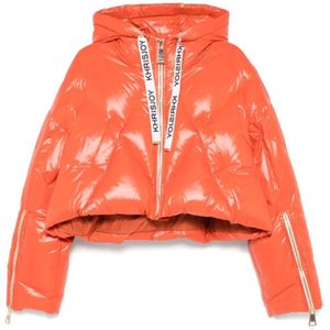 Khrisjoy, Dames, Jassen, Oranje, Maat: S Nylon,