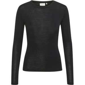 Gestuz, Dames, Tops, Zwart, Maat: S Wol,