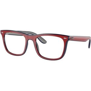 Ray-Ban, unisex, Accessoires, Rood, Maat: 55 MM Nylon,