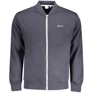 Pepe Jeans, Heren, Sweatshirts & Hoodies, Blauw, Maat: M Katoen,