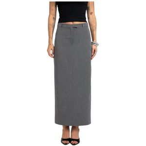Guaja., Dames, Rokken, Grijs, Maat: XS