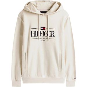 Tommy Hilfiger, Heren, Sweatshirts & Hoodies, Beige, Maat: S