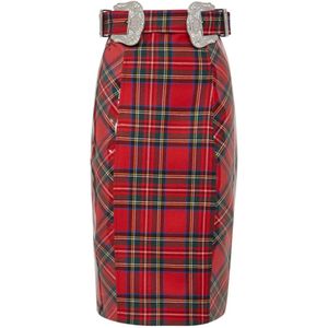 Philipp Plein, Dames, Rokken, Rood, Maat: M Wol,