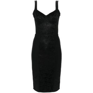 Dolce & Gabbana, Dames, Jurken, Zwart, Maat: XS