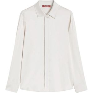 Max Mara, Dames, Blouses & Shirts, Beige, Maat: S
