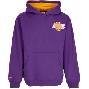 Mitchell & Ness, Heren, Sweatshirts & Hoodies, Paars, Maat: M Katoen,
