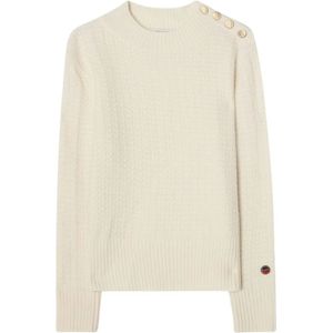 Busnel, Dames, Truien, Beige, Maat: XS Wol,