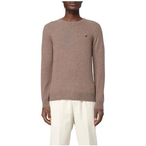 Brooksfield, Heren, Truien, Beige, Maat: 2XL Wol,