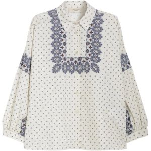 Weekend Max Mara, Dames, Blouses & Shirts, Beige, Maat: M