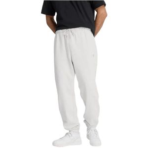 New Balance, Heren, Broeken, Grijs, Maat: L Katoen,