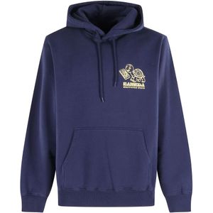 Edwin, Heren, Sweatshirts & Hoodies, Blauw, Maat: XS