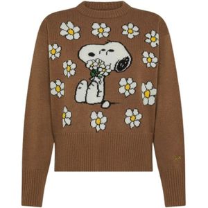 Sun68, Dames, Truien, Bruin, Maat: M