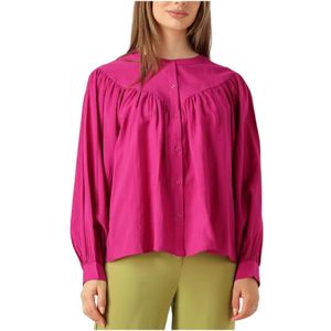 Ydence, Dames, Blouses & Shirts, Roze, Maat: M