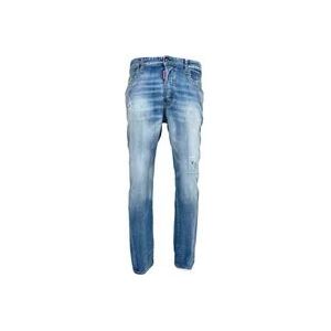 Dsquared2 Blauwe Skinny Jeans voor Mannen , Blue , Heren , Maat: XS