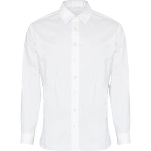 Maison Margiela, Heren, Overhemden, Wit, Maat: L Katoen,