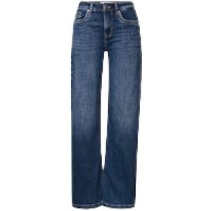Street One Dames Wide Legs Jeans in Blauw, in size: 24