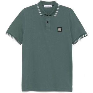 Stone Island, Heren, Tops, Groen, Maat: XL Katoen,