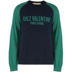 Cotton Blend - Gebreide Trui - Blauw