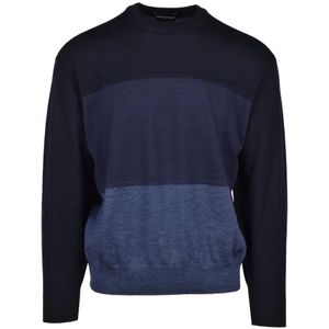 Emporio Armani, Heren, Truien, Veelkleurig, Maat: 2XL Wol,