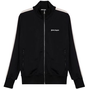 Palm Angels, Heren, Sweatshirts & Hoodies, Zwart, Maat: S