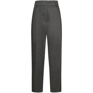 Silvian Heach, Dames, Broeken, Grijs, Maat: 2XS Katoen,