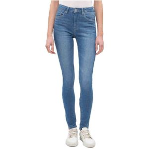 Pepe Jeans, Dames, Jeans, Blauw, Maat: W26 L30 Katoen,