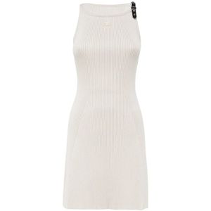 Courrèges, Dames, Jurken, Beige, Maat: L Viscose,