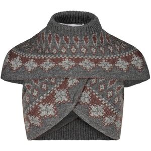 Paolina Russo, Dames, Truien, Grijs, Maat: S Wol,