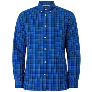 Tommy Hilfiger, Heren, Overhemden, Blauw, Maat: XL