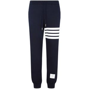 Thom Browne, Heren, Broeken, Blauw, Maat: XL Katoen,