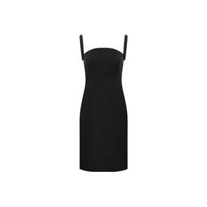 Versace Verhoog je stijl met deze prachtige sheath jurk , Black , Dames , Maat: XS
