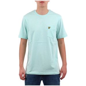 Lyle & Scott, Heren, Tops, Groen, Maat: M Katoen,
