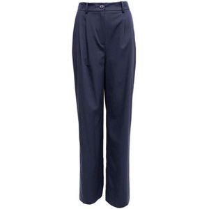 NAF Naf, Dames, Broeken, Blauw, Maat: 2XS Leer,