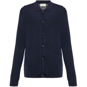 Officine Générale, Heren, Truien, Blauw, Maat: S Wol,