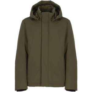 Woolrich, Heren, Jassen, Groen, Maat: L Wol,