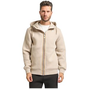 K-Way, Heren, Sweatshirts & Hoodies, Beige, Maat: M