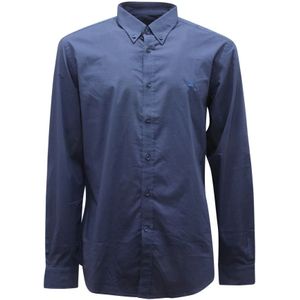 Harmont & Blaine, Heren, Overhemden, Blauw, Maat: XL