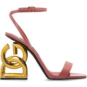 Dolce & Gabbana, Dames, Schoenen, Roze, Maat: 36 EU Leer,