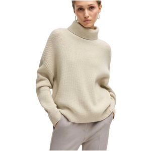Hugo, Dames, Truien, Beige, Maat: M Wol,