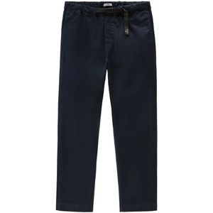 Woolrich, Heren, Broeken, Blauw, Maat: XL Katoen,