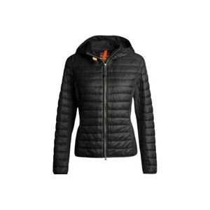 Parajumpers Zwarte technische jas met mesh-details , Black , Dames , Maat: L