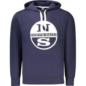 North Sails, Heren, Sweatshirts & Hoodies, Blauw, Maat: XS Katoen,