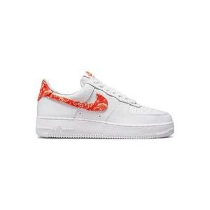 Nike Oranje Paisley Air Force 1 , Multicolor , Dames , Maat: 36 1/2 EU