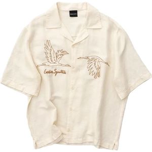 Goodies Sportive, Heren, Overhemden, Beige, Maat: S Katoen,
