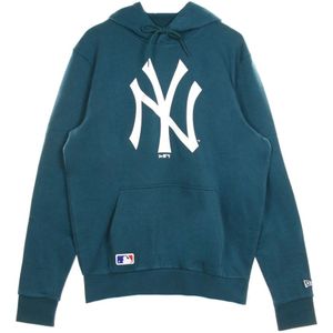 New Era, Heren, Sweatshirts & Hoodies, Blauw, Maat: 2XS