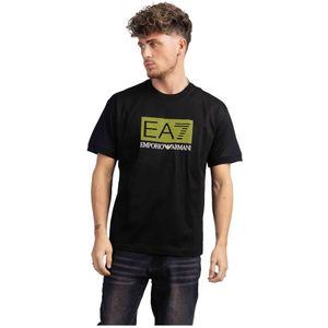 Emporio Armani, Heren, Tops, Zwart, Maat: XS Katoen,