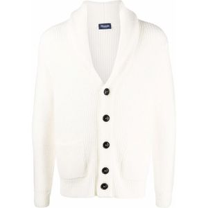 Drumohr, Heren, Truien, Wit, Maat: XL Wol,