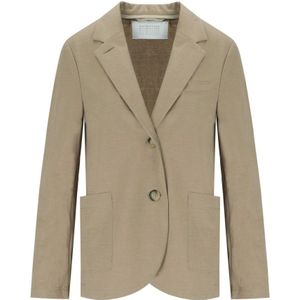 Harris Wharf London, Dames, Jassen, Beige, Maat: XS Viscose,